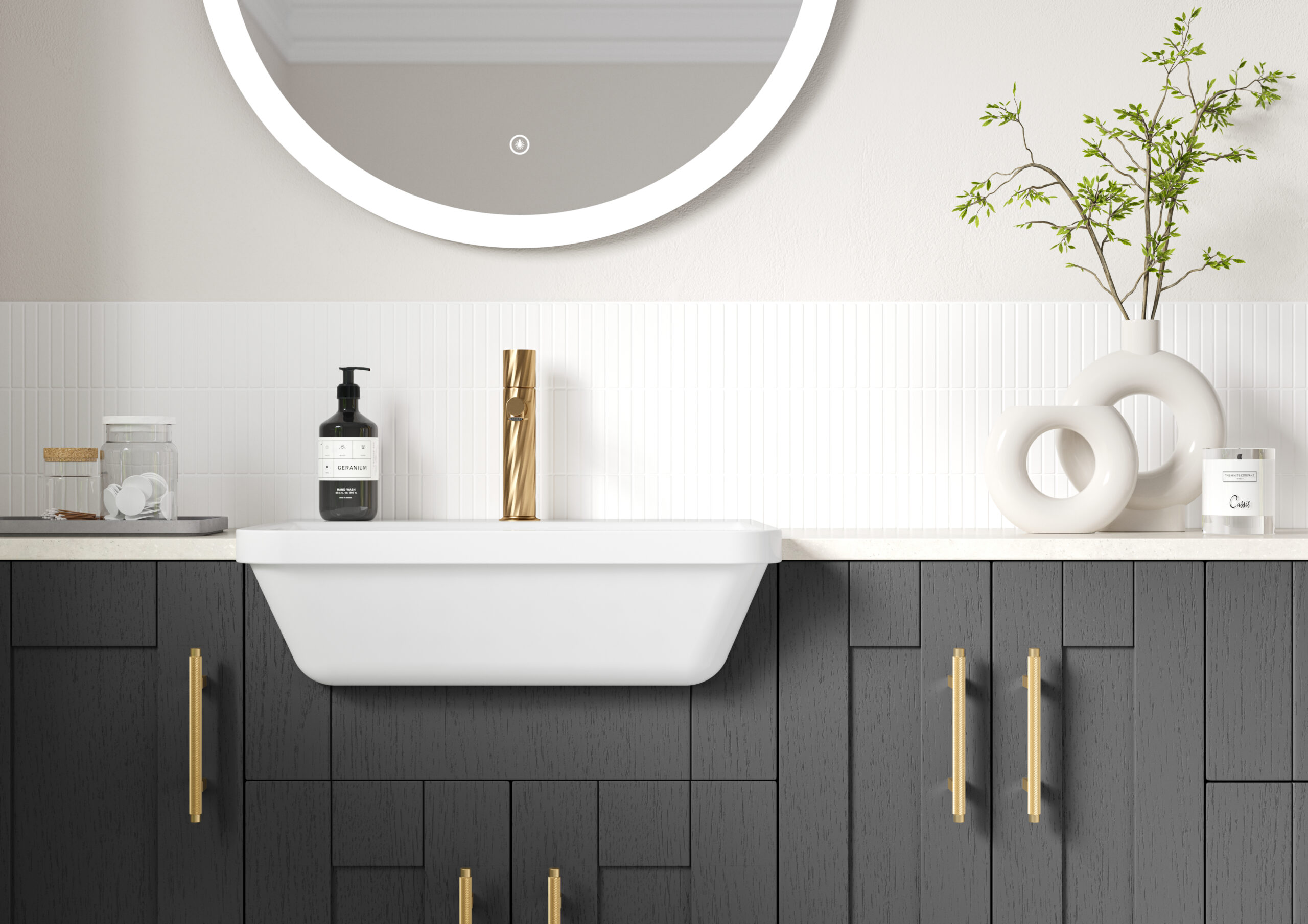 Chiltern Bathroom Furniture Calypso Contour Carbon