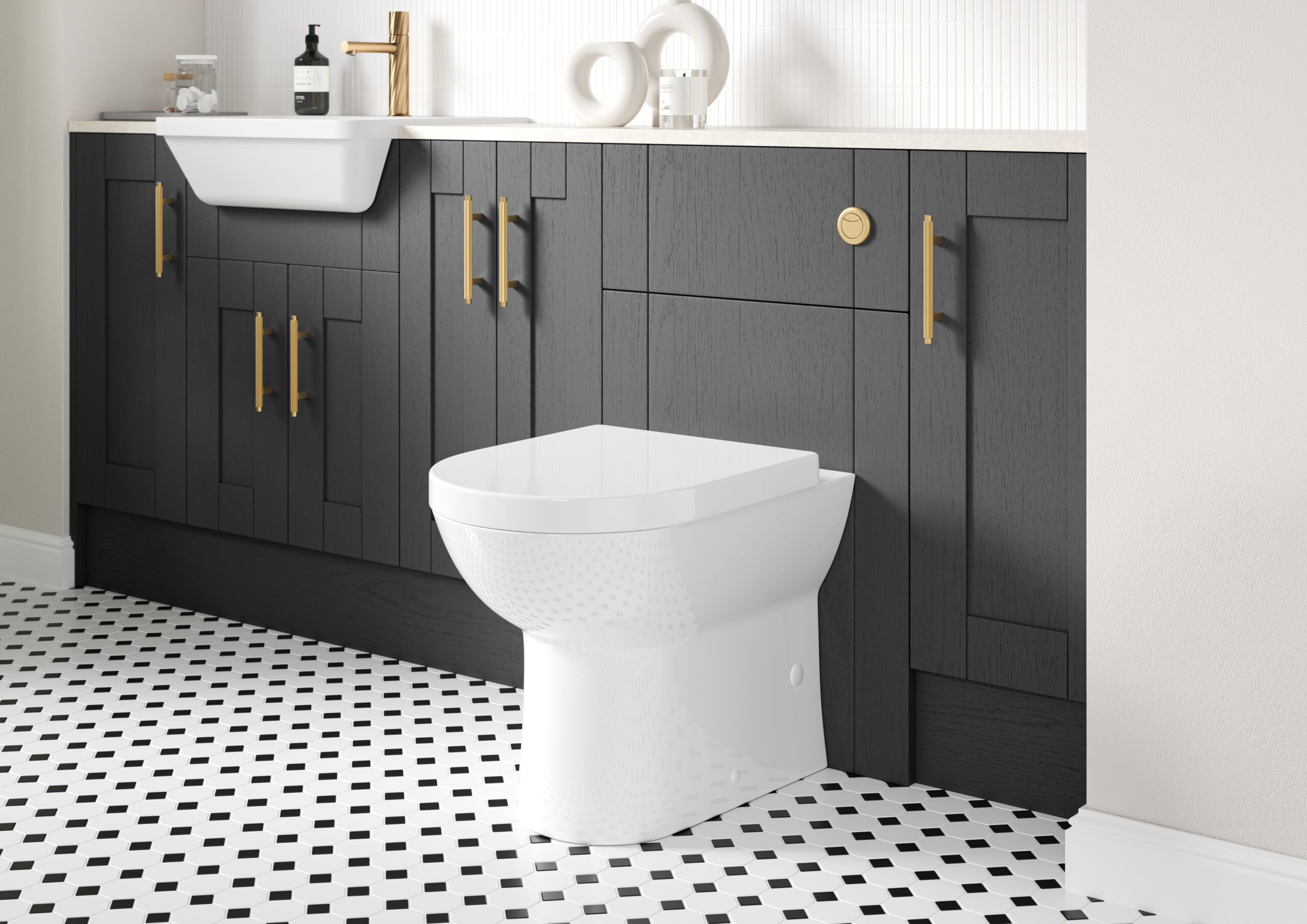 Chiltern Bathroom Furniture Calypso Contour Carbon