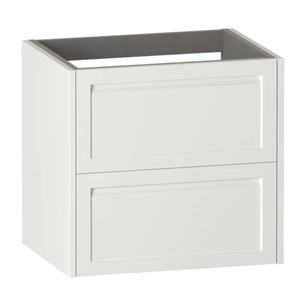 Kentmere Wall Hung Vanity Unit 600 Two Drawer Standard