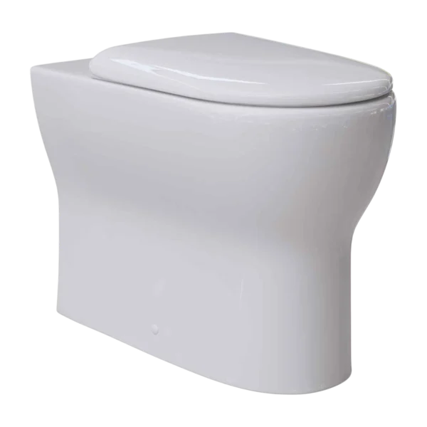 Cleveland Back to Wall Comfort Height Rimless Pan with Ballina Seat