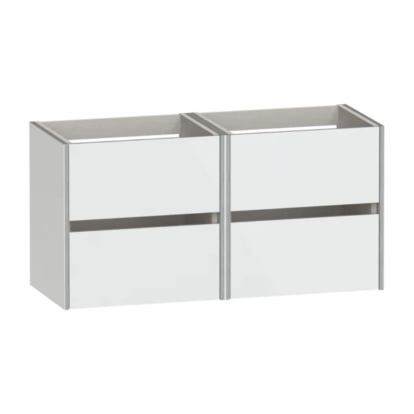 Bowland Wall Hung Vanity Unit 1200 Four Drawer Standard