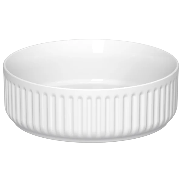 Indiana Ceramic Sit-On Bowl 360 White